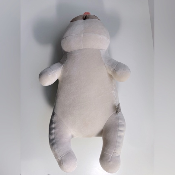 18โ Bulldog Plush Stuffed Animal Pillow Doll, Soft Fluffy Puppy Dog - Picture 6 of 13